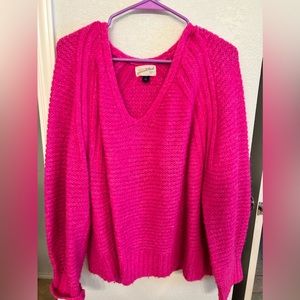Barbie pink/ hot pink universal threads sweater